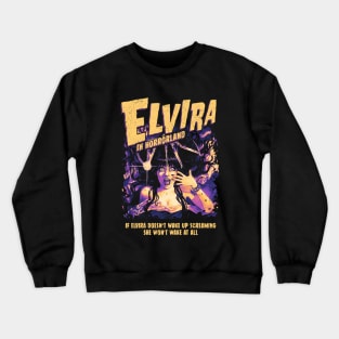 Elvira In Horrorland Classic Crewneck Sweatshirt